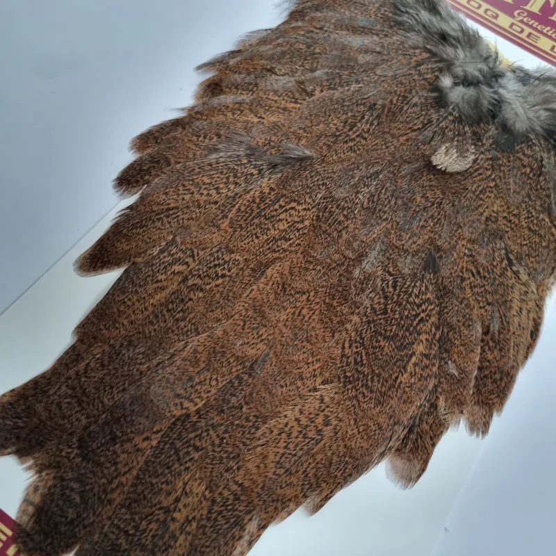 Whiting Coq de Leon Hen Saddle in Natural Ginger Speckled-2